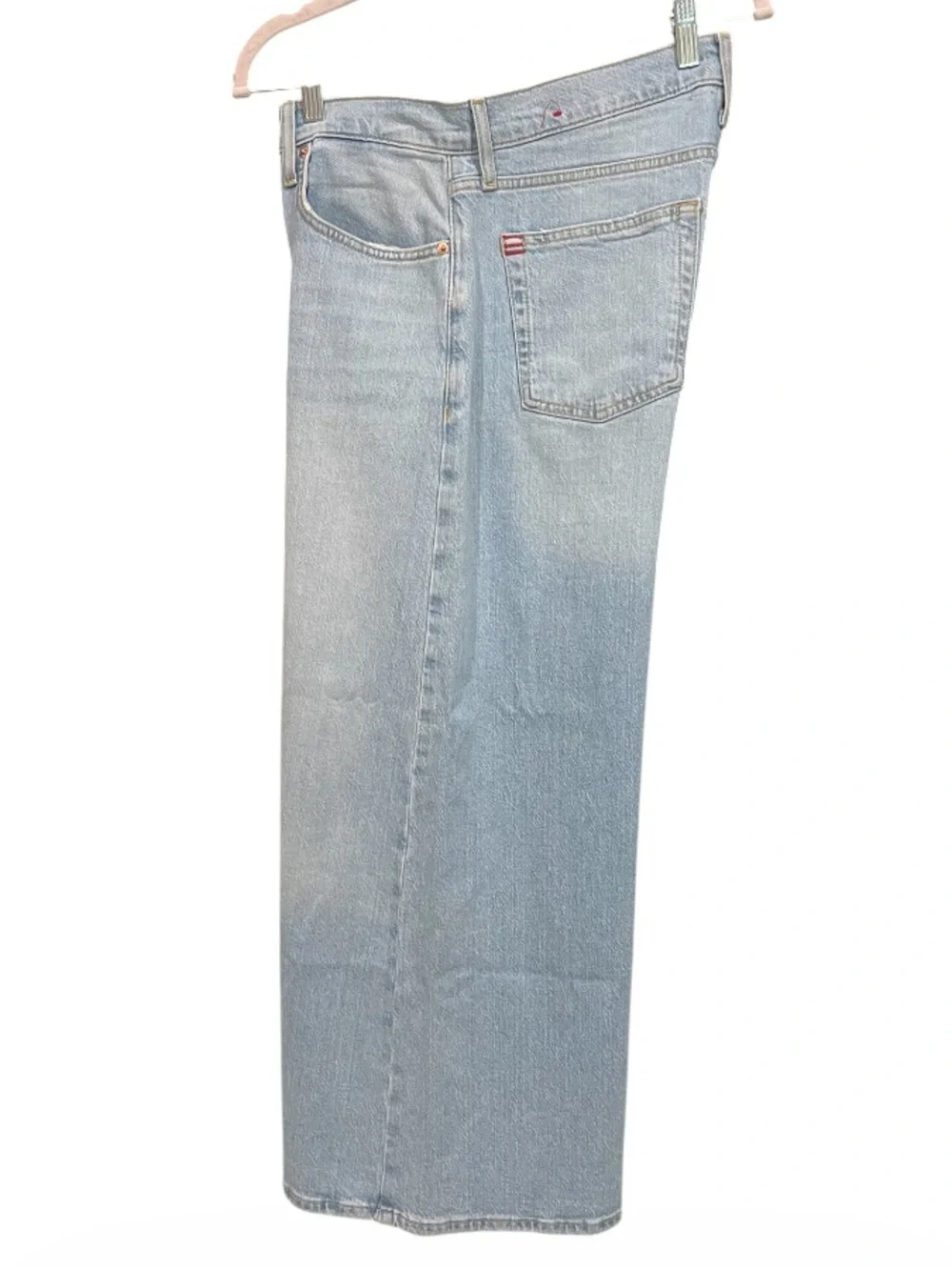 BDG Joey Mid Rise Wide Leg Jeans Size 28 Light Wash Cropped Denim